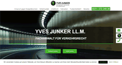Desktop Screenshot of kanzlei-junker.de