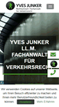 Mobile Screenshot of kanzlei-junker.de