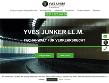 Tablet Screenshot of kanzlei-junker.de